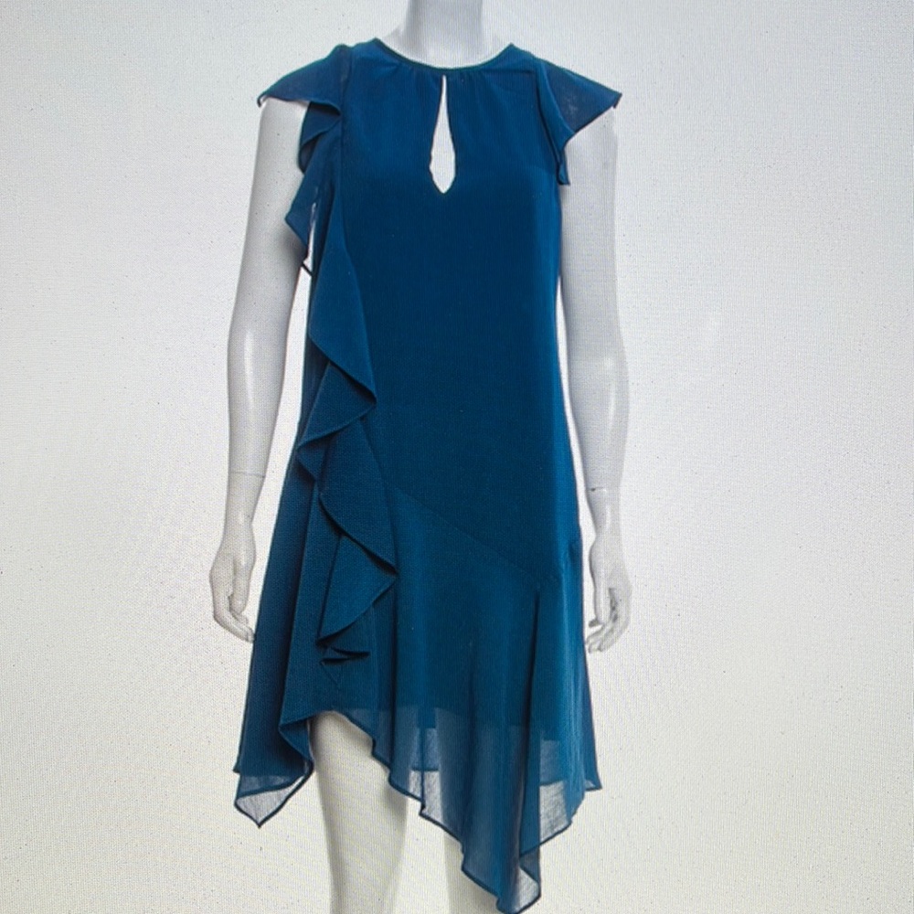 PARKER Plunge neckline MIDI Length Dress
